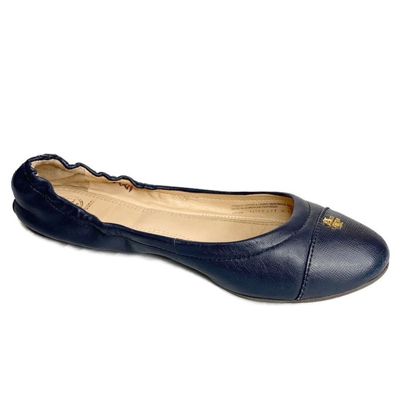 navy blue flats